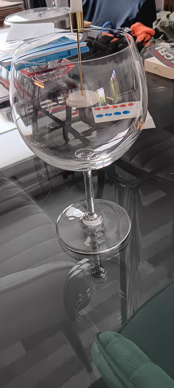 Saint-Louis "Uni" model bordeauxrood glas – Glazen & Karaffen, Crystal (photo 3 of 5)