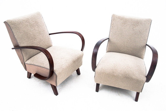 Image 1 of Poltrone Art Déco disegnate da J. Halabala, Cecoslovacchia, anni Trenta.