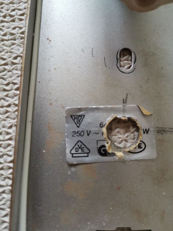 Image 1 of Set di lampade da parete in vetro ghiaccio di metà secolo