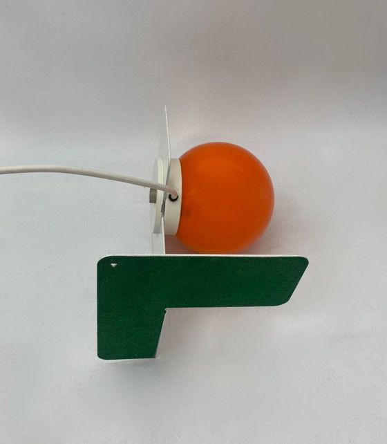 Image 1 of Sciolari atribuyó a la lámpara de mesa con bola