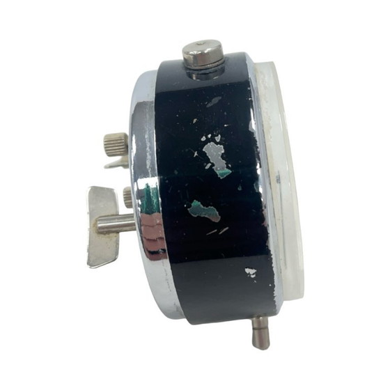 Image 1 of PRIM vintage alarm clock – Czechoslovakia – mechanical – chrome – 1960s/1970s