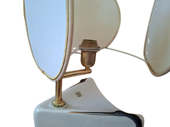 Image 1 of Lampe de table des années 1970, fabriquée par le célèbre fabricant toscan de céramique Campostrini & Trallori.