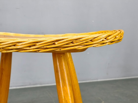 Image 1 of Pair of Rattan Side Tables by Jan Kalous for ULUV, 1970s