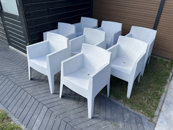 Image 1 of 8 Philippe Starck Driade Spielzeugstühle mit 8 Bezügen