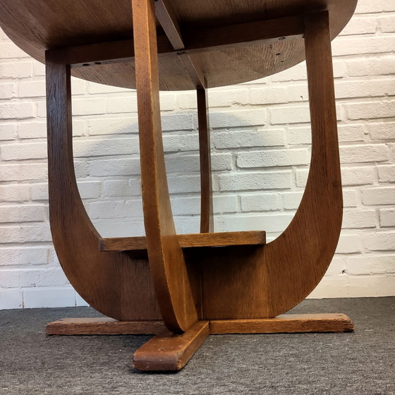 Amsterdam School Side table, Wood, Brown (photo 10 of 10)