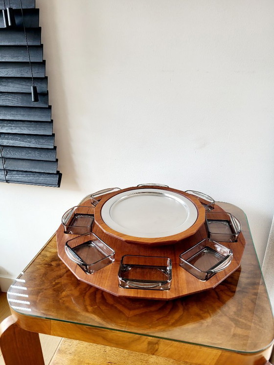 Image 1 of Lazy Susan bowl, Scandinavian Design from the 1960s
