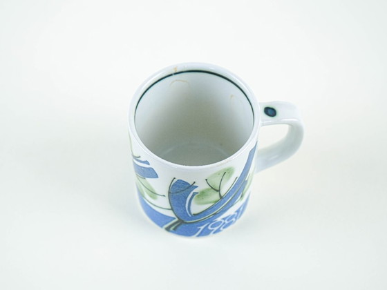 Image 1 of Mug en porcelaine, design danois, 1981, designer : Ivan Weiss, fabricant : Royal Copenhagen