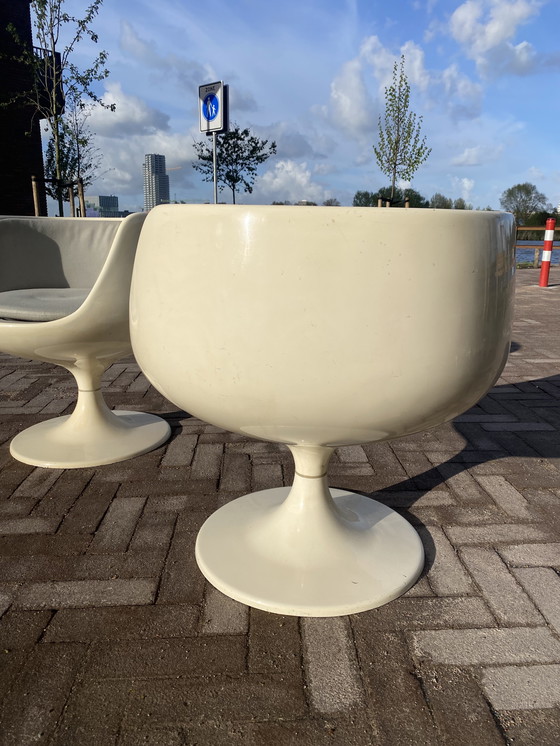 Image 1 of 2x Sedie Eero Aarnio Cognac originali e intatte con patina