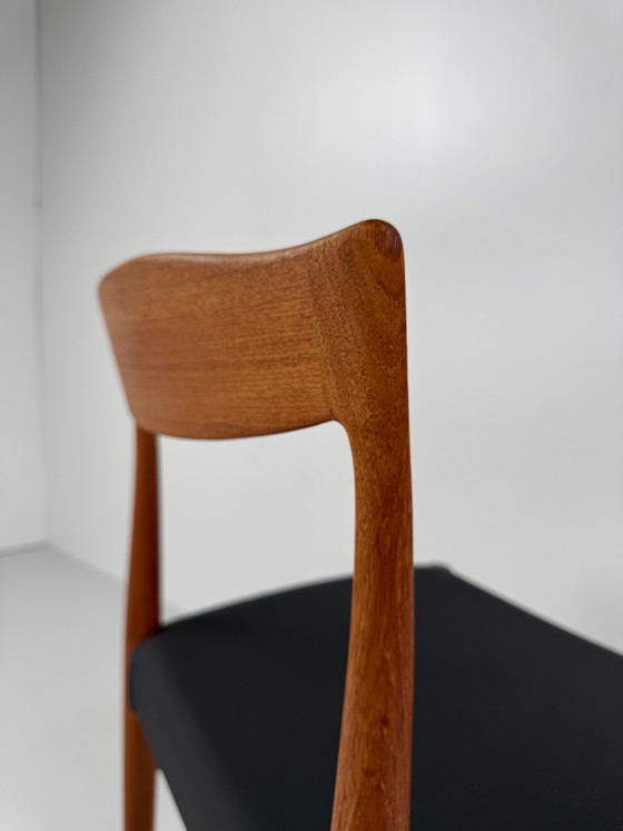 Image 1 of Set of 5 Danish Dining Chairs, attributed to Arne Hovmand-Olsen, Denmark, 1960s