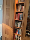 Veneered Cherry Wood Wall Cabinet