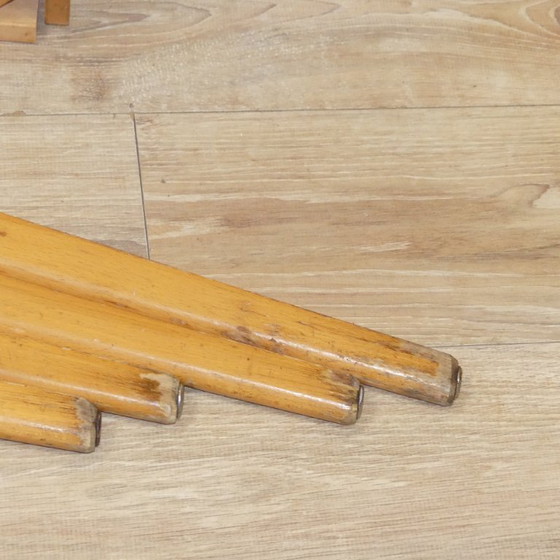 Image 1 of 50s 60s keukentafel houten tafel Resopal 60x94/152 uitschuifbare eettafel retro vintage keuken mid century werktafel