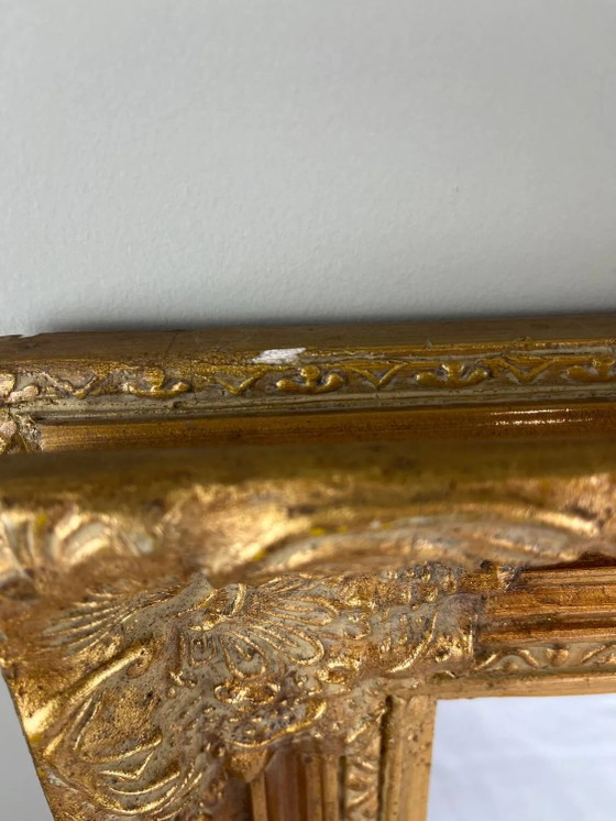 Antiker vergoldeter Spiegel Napoleon III – spätes 19. Jahrhundert – Wood, Rococo (photo 20 of 21)