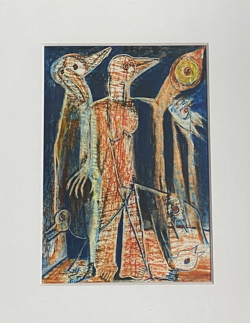 Rajne Dangova pastel / chalk in frame