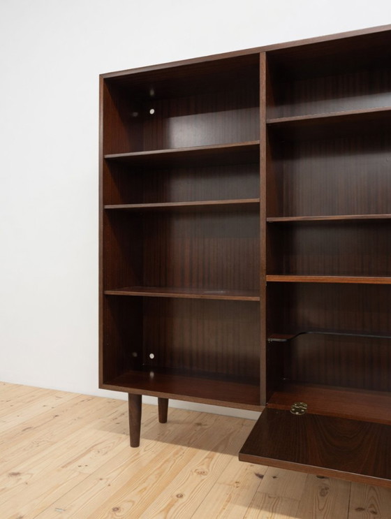 Image 1 of Mahagoni-Bücherregal Modell 4 von Omann Jun Møbelfabrik, Dänemark, 1970er Jahre
