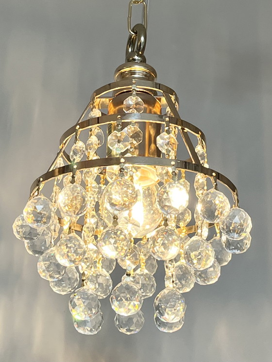 Image 1 of Set di 2 lampade a sospensione in cristallo Swarovski