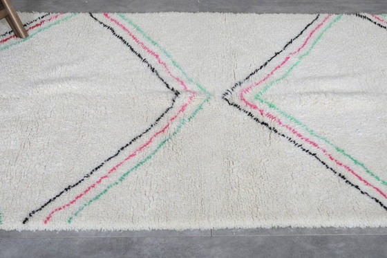 Image 1 of Autentico tappeto Beni Ouraine fatto a mano, 150/350 cm
