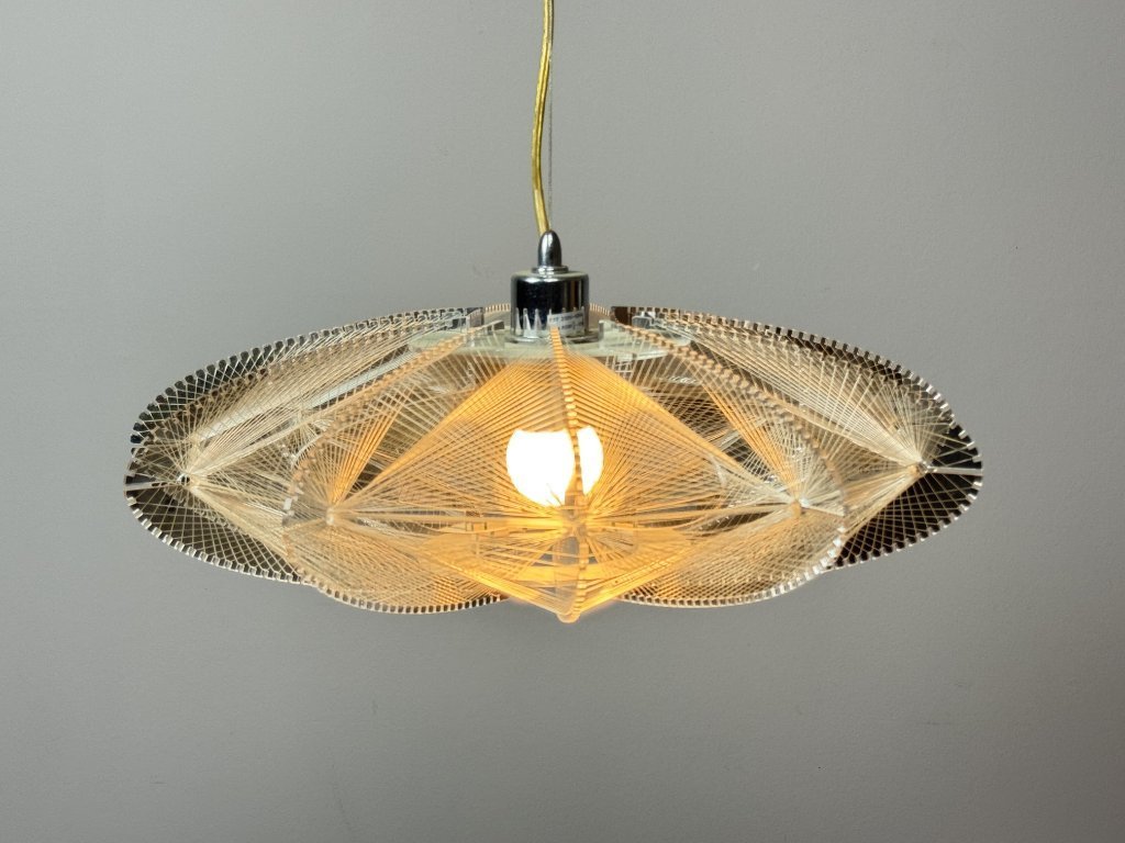 Mid-Century Design Space Age Pendant Lamp by Sompex, Attributed to