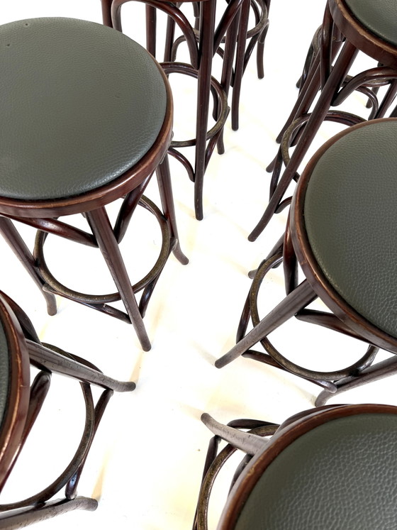 Image 1 of 4x vintage bentwood barkruk ‘90