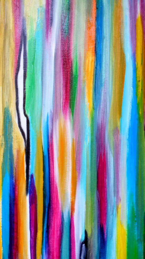 "My Passion" nuevo abstracto – T. van Steenbergen, Arte, Lienzo (photo 8 of 8)