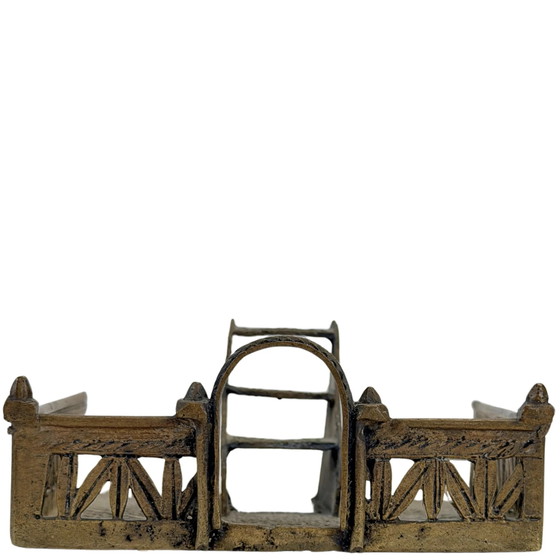 Antique Sumatran Brass Mosque Model – Indonesia – ca. 1900–1920 – Sculpture, Wood (photo 14 of 24)