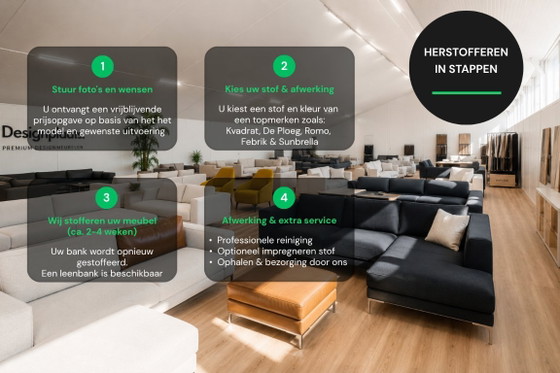 Gelderland 4800 Sofa – NEW Custom Upholstered + Warranty – 3-5 seaters, Other (photo 3 of 5)