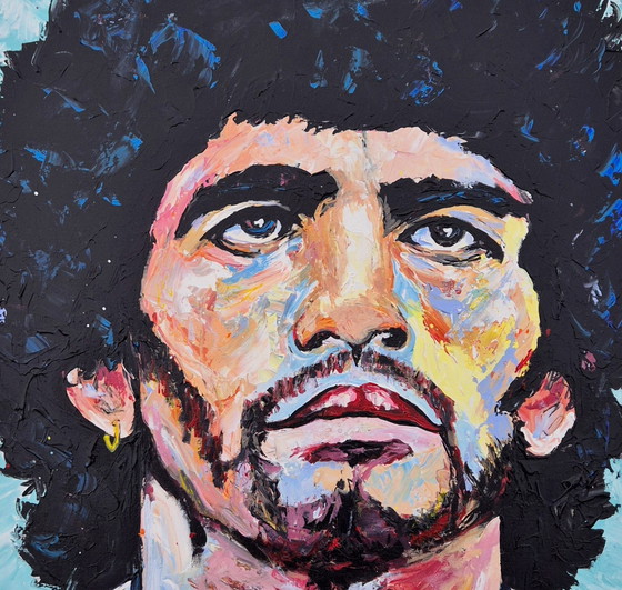 Image 1 of Jovan Srijemac (1962) - Maradona