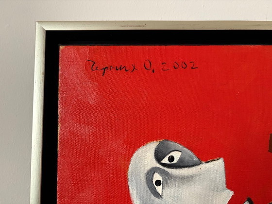 Image 1 of Schilderij ingelijst in mooie baklijst van Oleg Chernykh