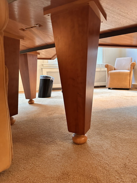 Image 1 of Escritorio redondo de madera Jan des Bouvrie