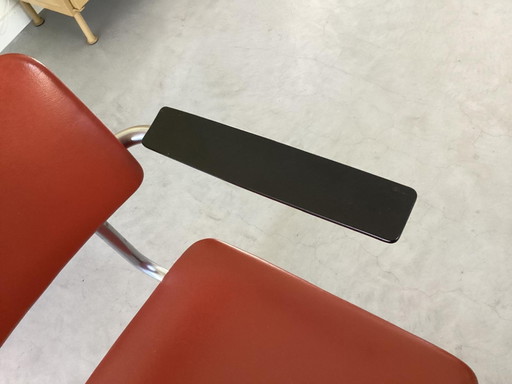 6 x Gispen Modelo 1235 – eetkamerstoelen, Metal, Chrome (photo 2 of 7)