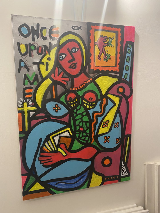 Image 1 of Gemälde nach Picasso Haring