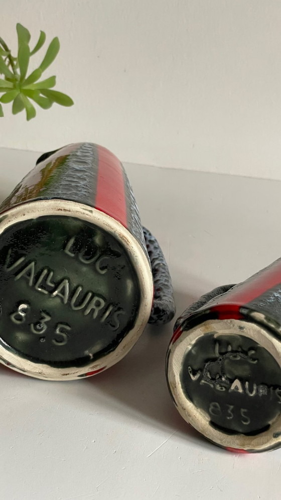 Image 1 of VALLAURIS VASES Art Ceramics Luc Vintage