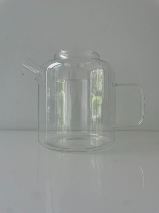 Image 1 of Scandinavian design borosilicate glass teapot 1.5L