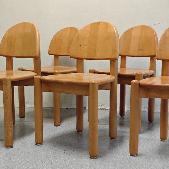 Image 1 of Vintage Rainer Daumiller eetkamer stoelen