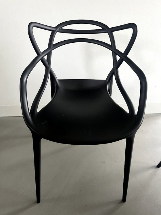 Image 1 of 4 chaises Kartell Masters - Noires