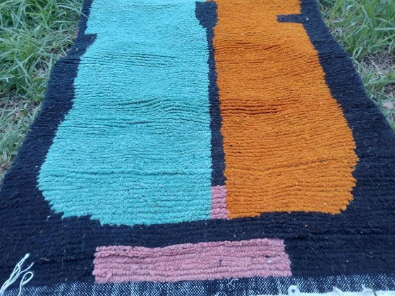 Pequeña alfombra marroquí artesanal 200cm x 100cm – Wool (photo 5 of 7)