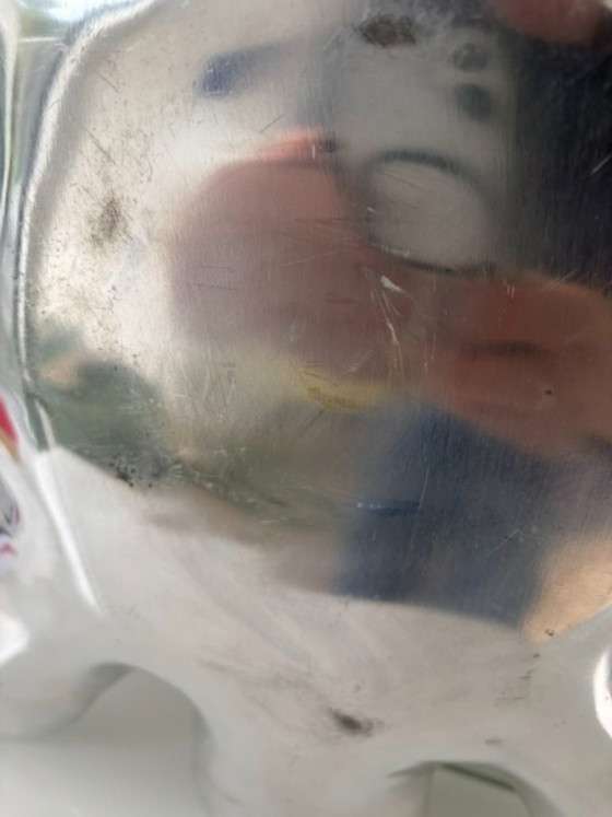 Ciotola Scultorea in Alluminio – Design Organico Space Age – Ciotole, Aluminium (photo 16 of 17)