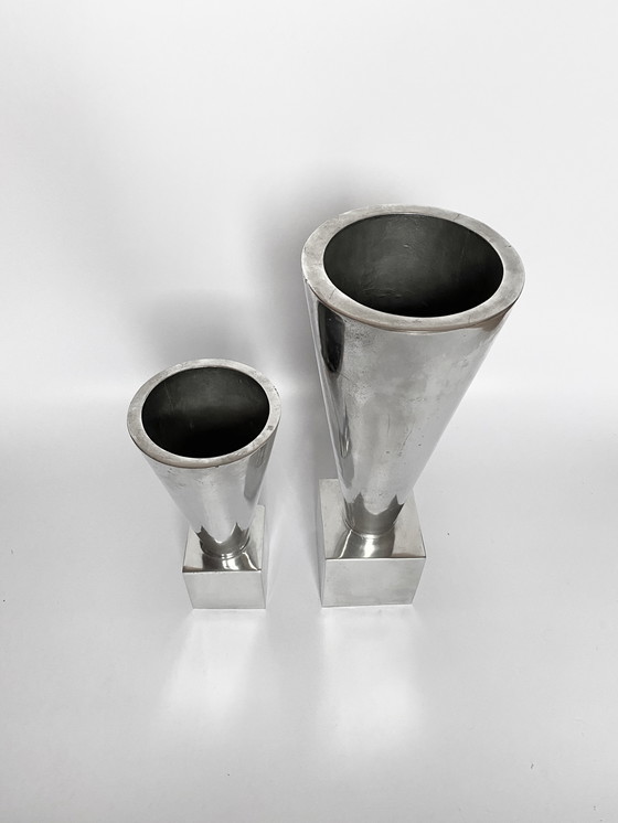 Image 1 of Zwei modernistische Vasen, Design der 1970er-1980er Jahre