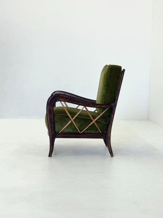 Image 1 of Paolo Buffa Italienische Art Deco Sessel