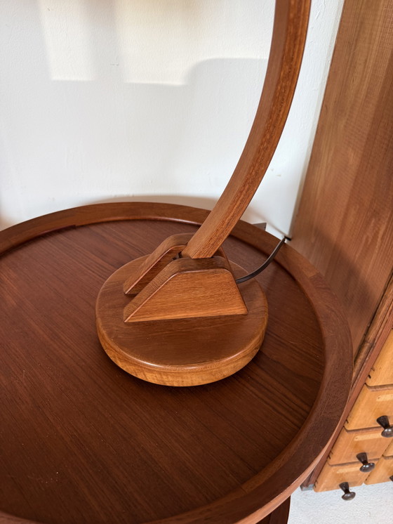 Image 1 of Vintage teak ‘Archea’ table lamp, Domus ‘70