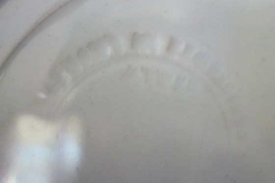 Image 1 of 6 weiße und blaue Dessertteller, Italien