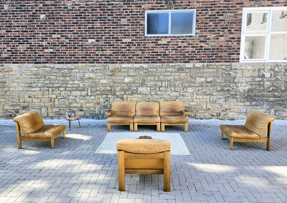 Image 1 of Ensemble de sièges, canapé, fauteuil, style vintage années 60-70, bancs, canapé modulable, style milieu du siècle