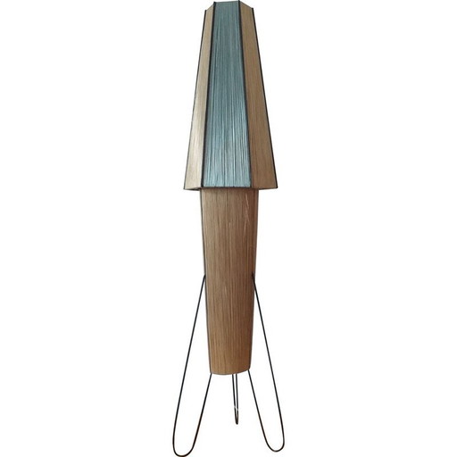 Vintage raket vloerlamp, 1960