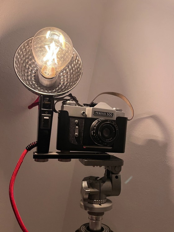 Image 1 of Design USSR Camera built-in lamp on tripod