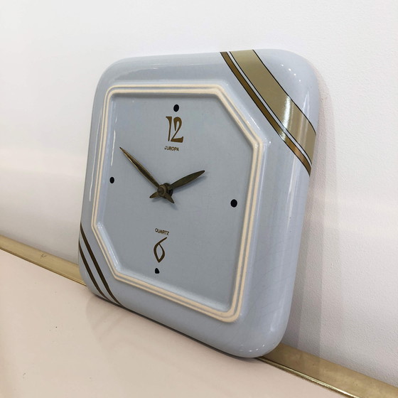 Image 1 of Handarbeit ceramic wall clock, 60s