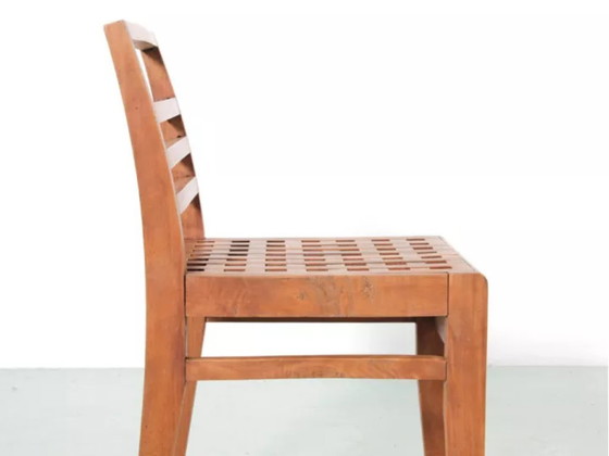 Een paar lattenstoelen, model 103, 1941, René Gabriel – Eetkamerstoelen, Wood (photo 6 of 6)