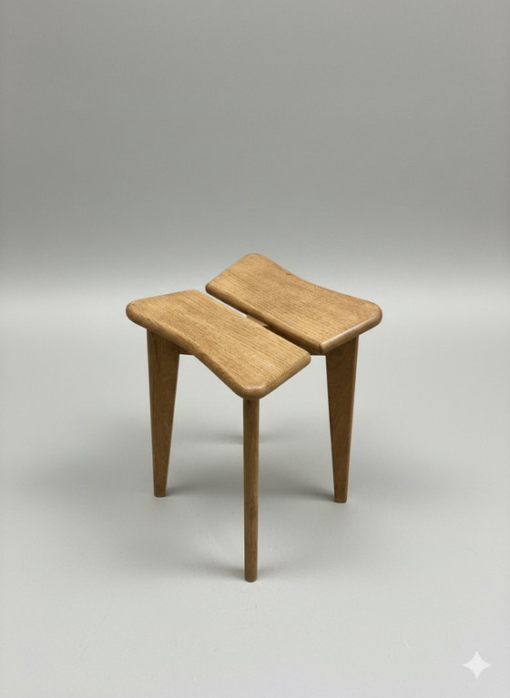 Image 1 of Clover Stool by Marcel Gascoin – French Design 50s