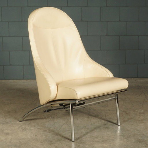 Fauteuil Rocky d'IP Design – Stefan Heiliger – Années 80/90 – Leather, Vintage