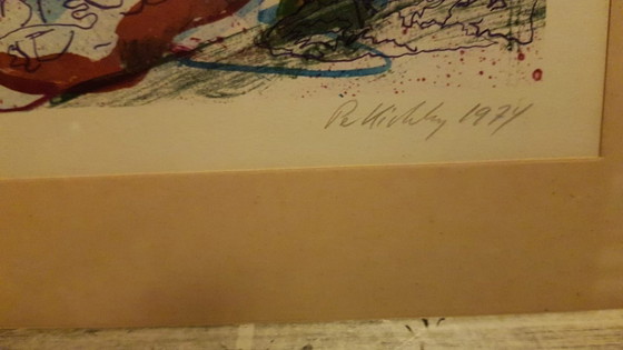 Image 1 of Per Kirkeby (1938) Kleur Lithografie"Abstracte Comp" Ges Gen