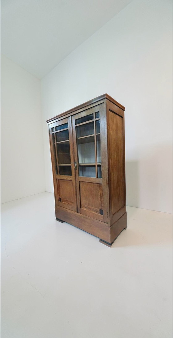 Image 1 of Antiker Art-Deco-Schrank mit Bücherregal