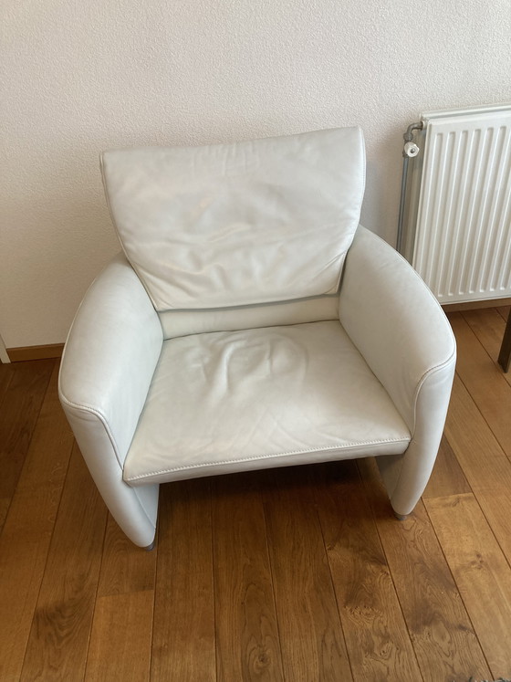 Image 1 of Conjunto de sofá blanco JORI Angel con silla.